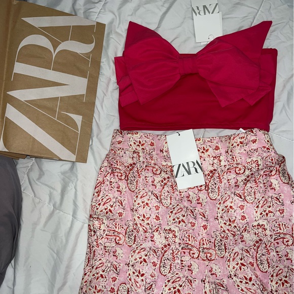 ZARA Bow Crop Top - Picture 10 of 10